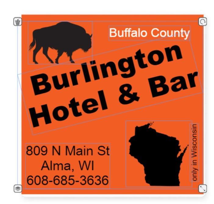 The Burlington Hotel & Bar - Alma Wi المظهر الخارجي الصورة